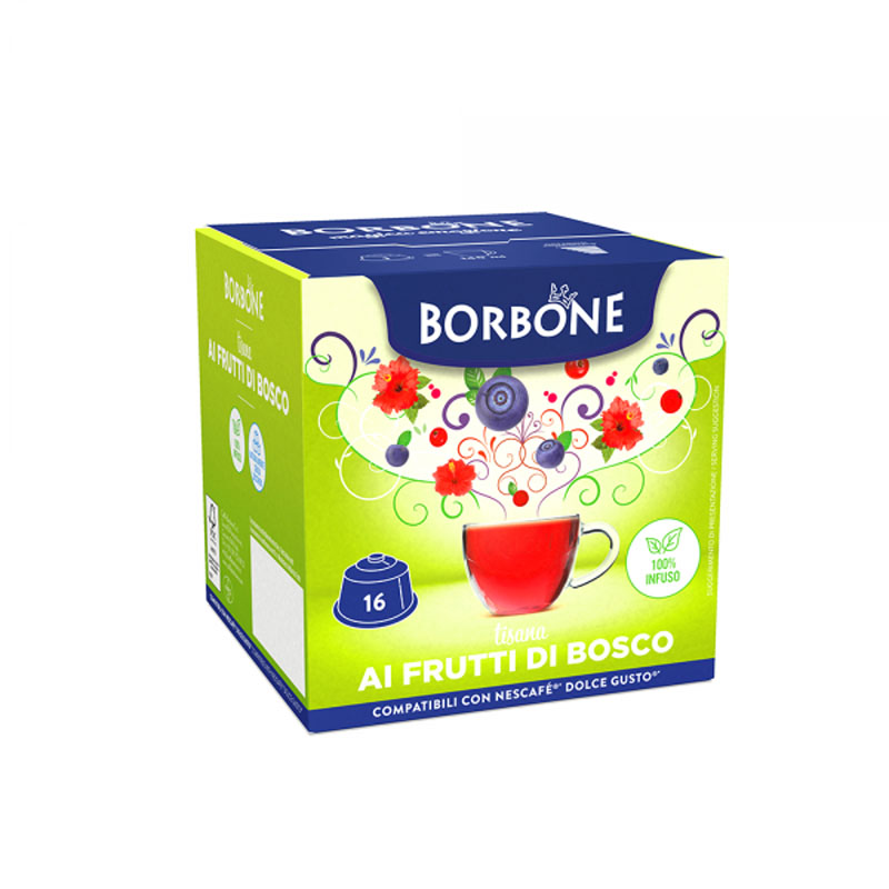 Capsule FRUTTI DI BOSCO Nescafé Dolce Gusto 16pz Caffè Borbone