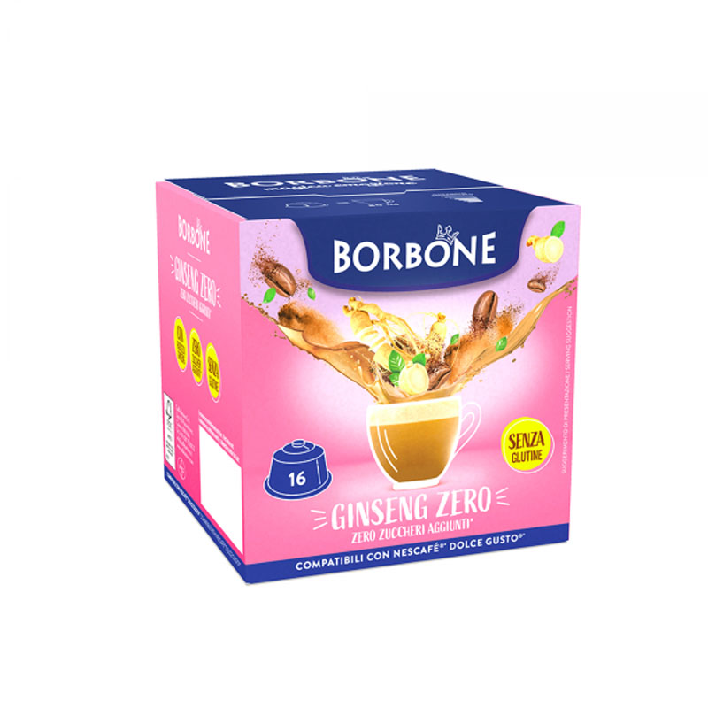 Capsule GINSENG ZERO Nescafé Dolce Gusto 16pz Caffè Borbone