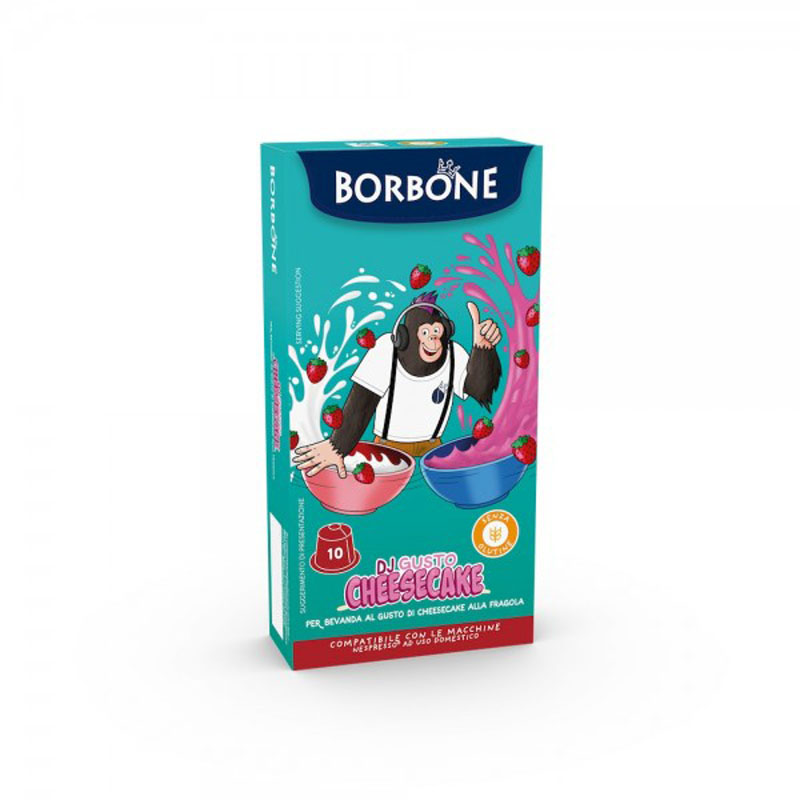 Capsule DJGUSTO CHEESECAKE Nespresso 10pz Caffè Borbone