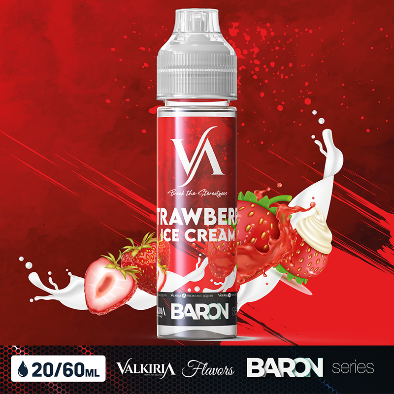 Strawberry Ice Cream BARON Aroma Scomposto 20 ml Valkiria