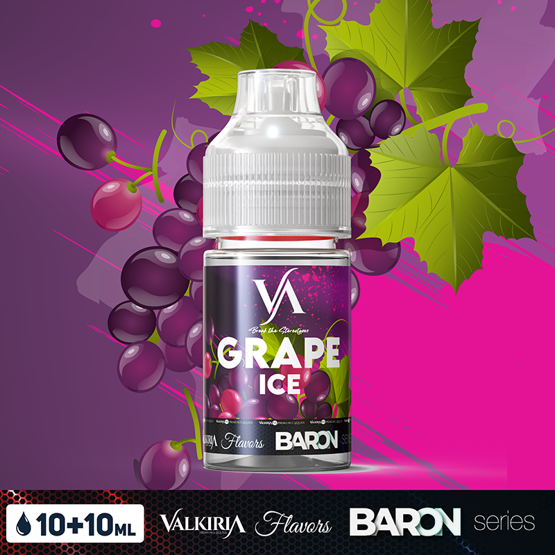 Grape Ice Baron Mini Shot 10+10 ml Valkiria