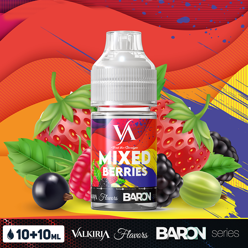 Mixed Berries Baron Mini Shot 10+10 ml Valkiria