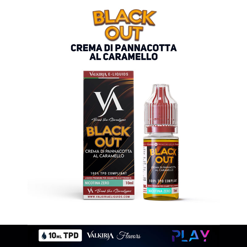 Blackout Play Liquido Pronto Nicotina 10 ml Valkiria