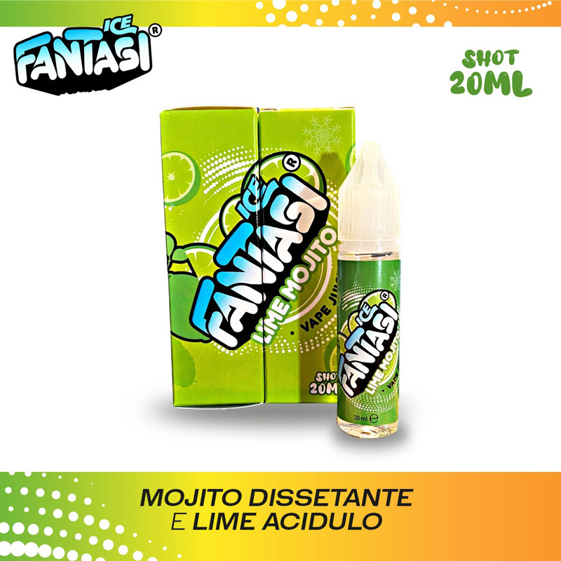 Lime Mojito ICE FANTASI Aroma Shot 20 ml Vape Juice