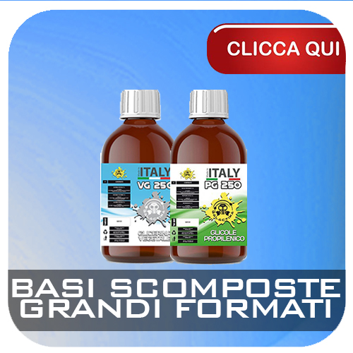 Basi Scomposte Grandi Formati per Sigaretta Elettronica