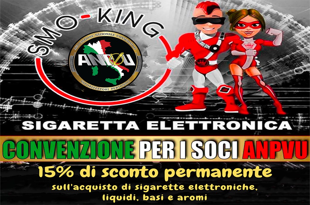 Convenzione per i soci ANVPU su Smo-Kingshop.it