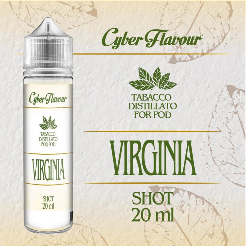 Tabacco Organico For Pod VIRGINIA Aroma 20 ml Cyber Flavour