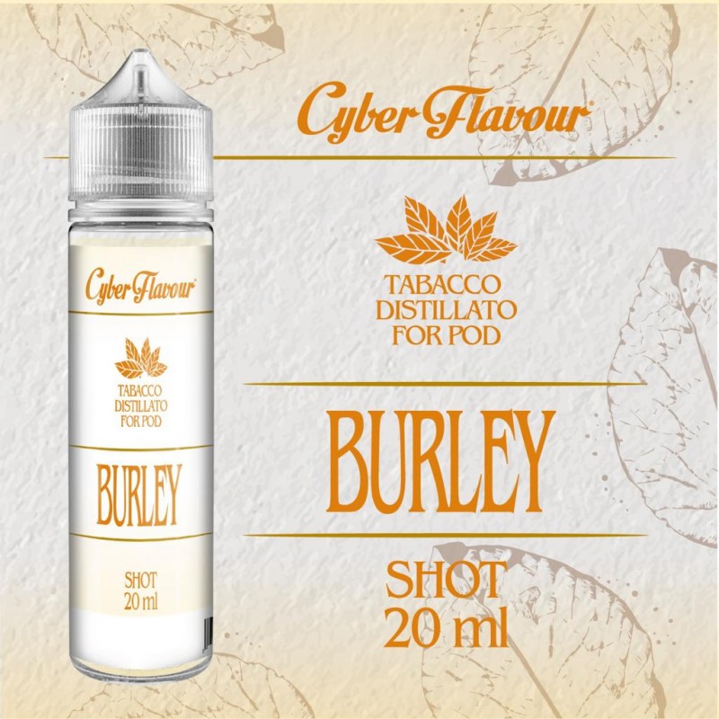 Tabacco Organico For Pod BURLEY Aroma 20 ml Cyber Flavour