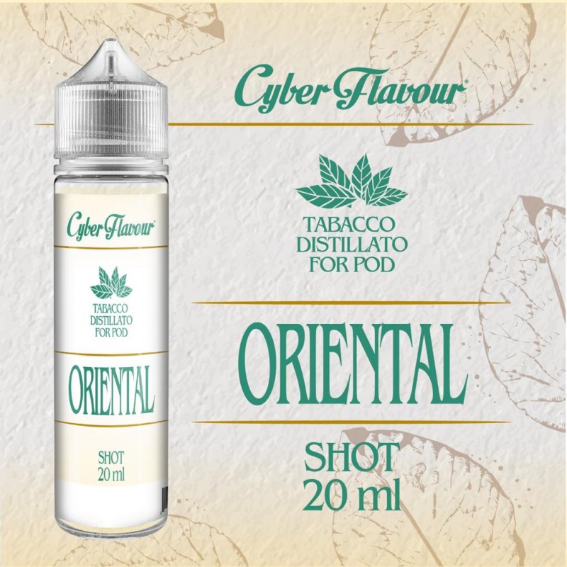 Tabacco Organico For Pod ORIENTAL Aroma 20 ml Cyber Flavour