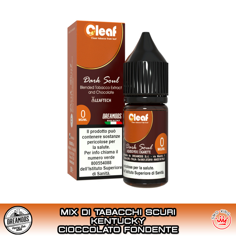 DARK SOUL Cleaf Liquido Pronto Nicotina 10 ml DreaMods