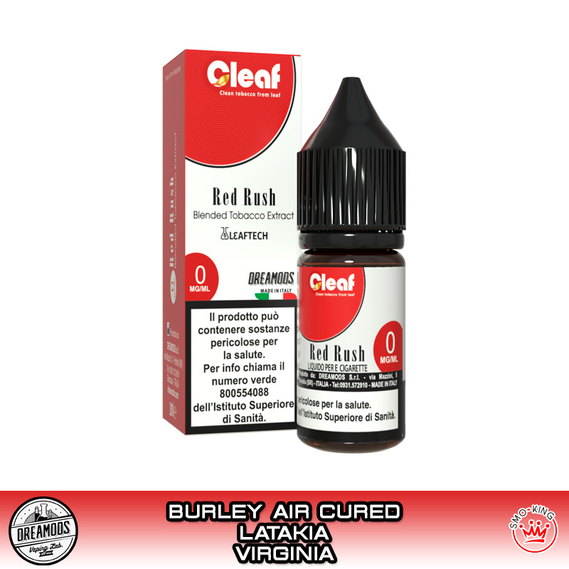 RED RUSH Cleaf Liquido Pronto Nicotina 10 ml DreaMods