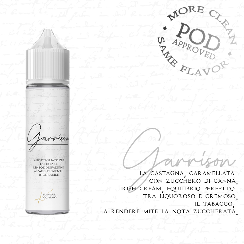 Garrison POD APPROVED Aroma Scomposto 20 ml K Flavour Company