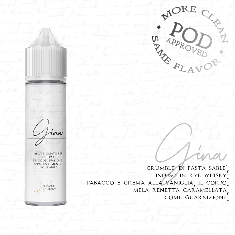 Gina POD APPROVED Aroma Scomposto 20 ml K Flavour Company