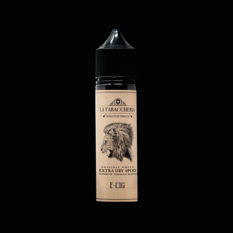 E-Cig Extra Dry 4Pod Original White Aroma 20 ml La Tabaccheria