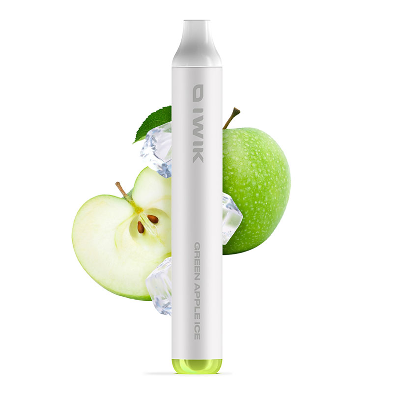 Iwik Green Apple Ice 400mAh Sigaretta Usa e Getta 600 Puff