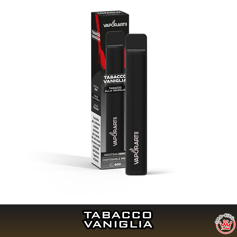 Tabacco Vaniglia Sigaretta Usa e Getta 600 Puff Vaporart