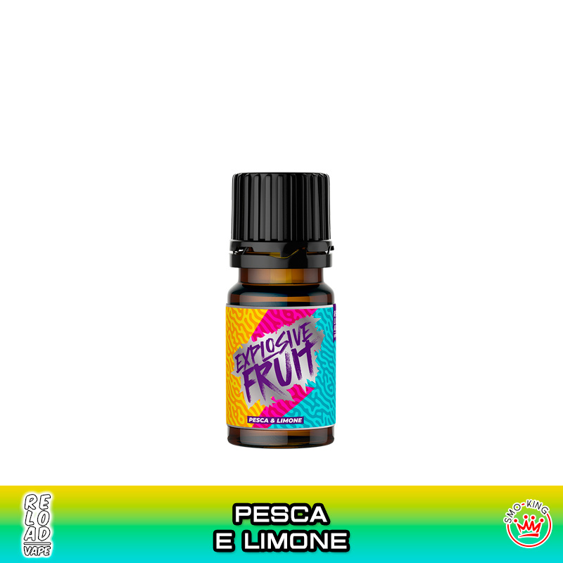 Pesca Limone Explosive Fruit Aroma Concentrato 10 ml Reload Vape