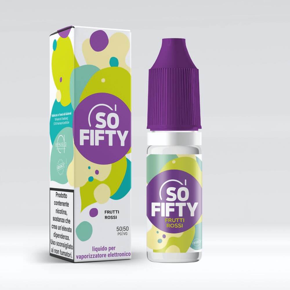 Alfaliquid Sofifty Frutti Rossi 10 ml Nicotine Ready Eliquid