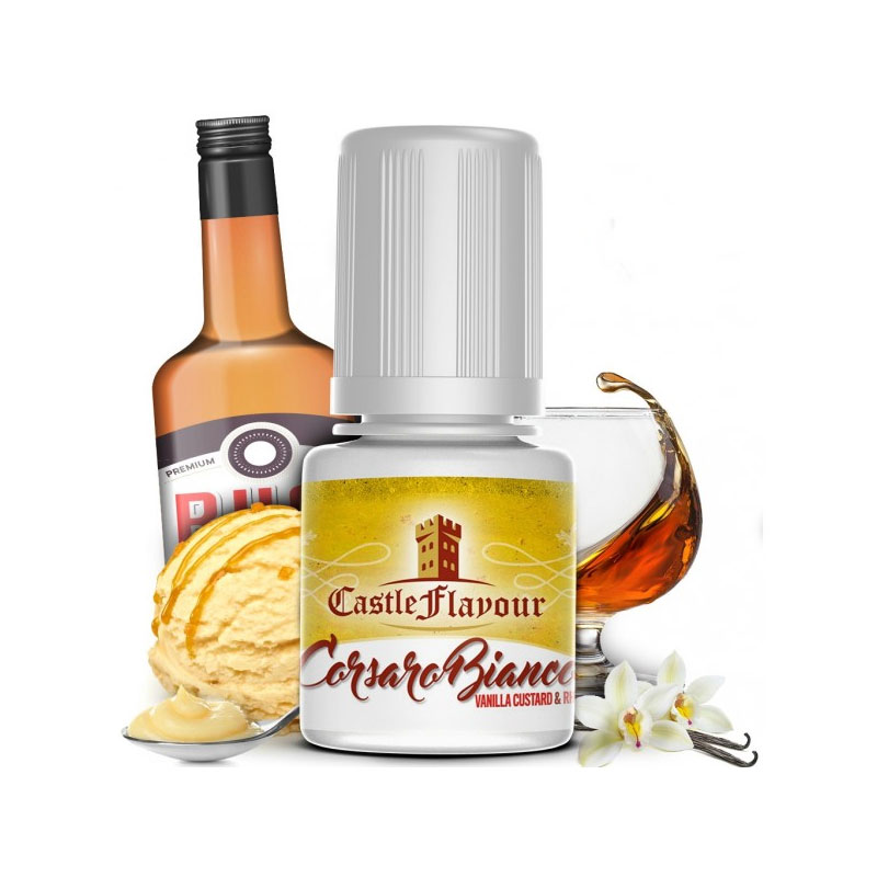 Castle Flavour Corsaro Bianco Aroma Concentrato 10 ml per Sigaretta Elettronica