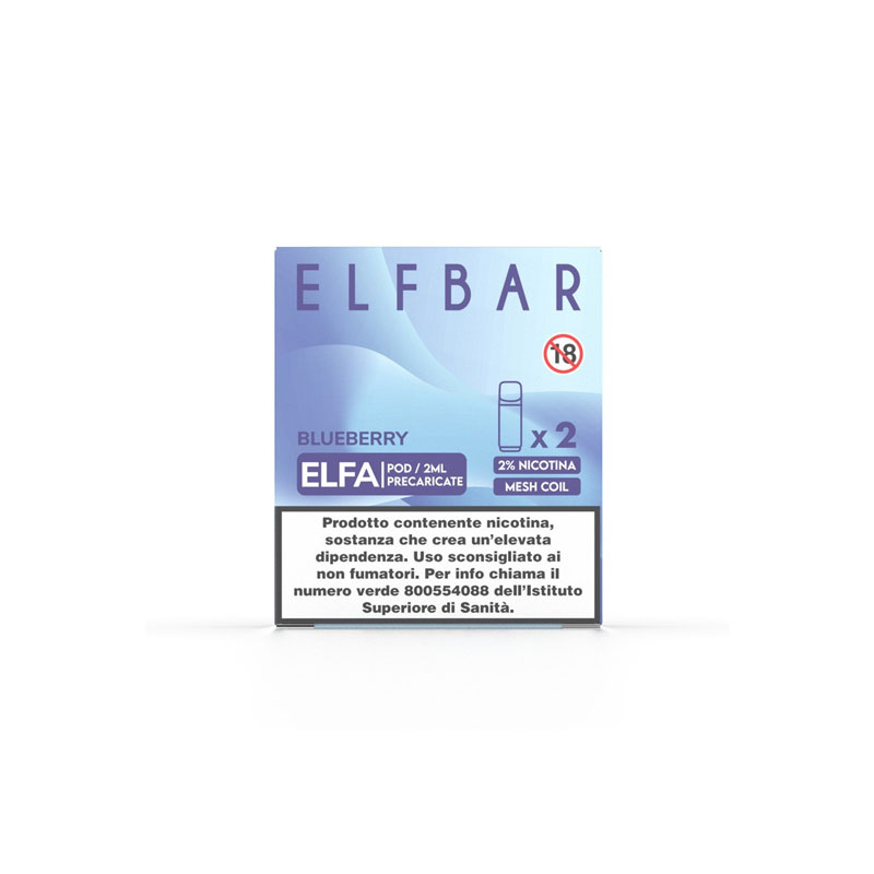 ELFA Blueberry Pod Usa e Getta Elfbar 2 Pezzi