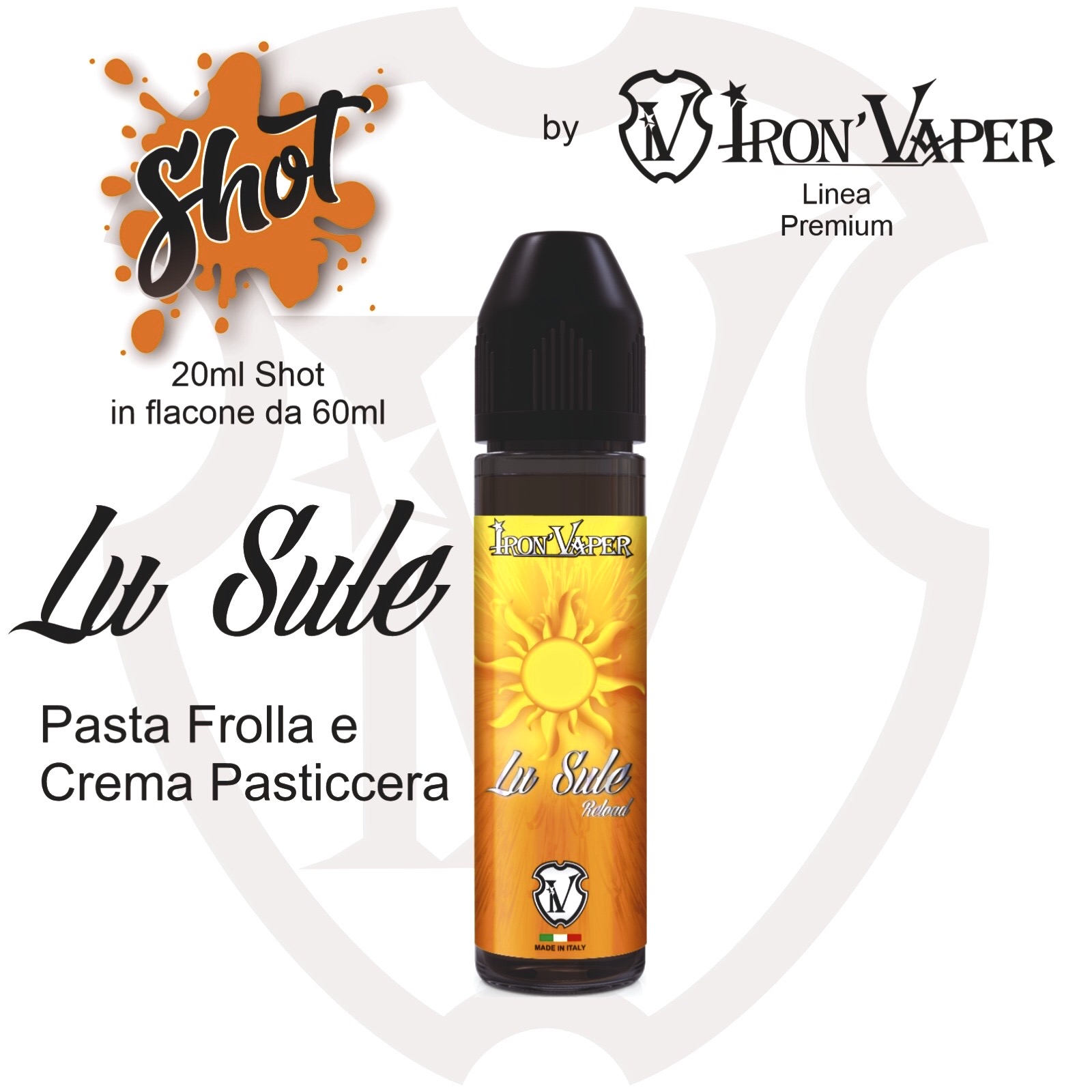 Iron Vaper Lu Sule Reload Aroma 20 ml per Sigaretta Elettronica