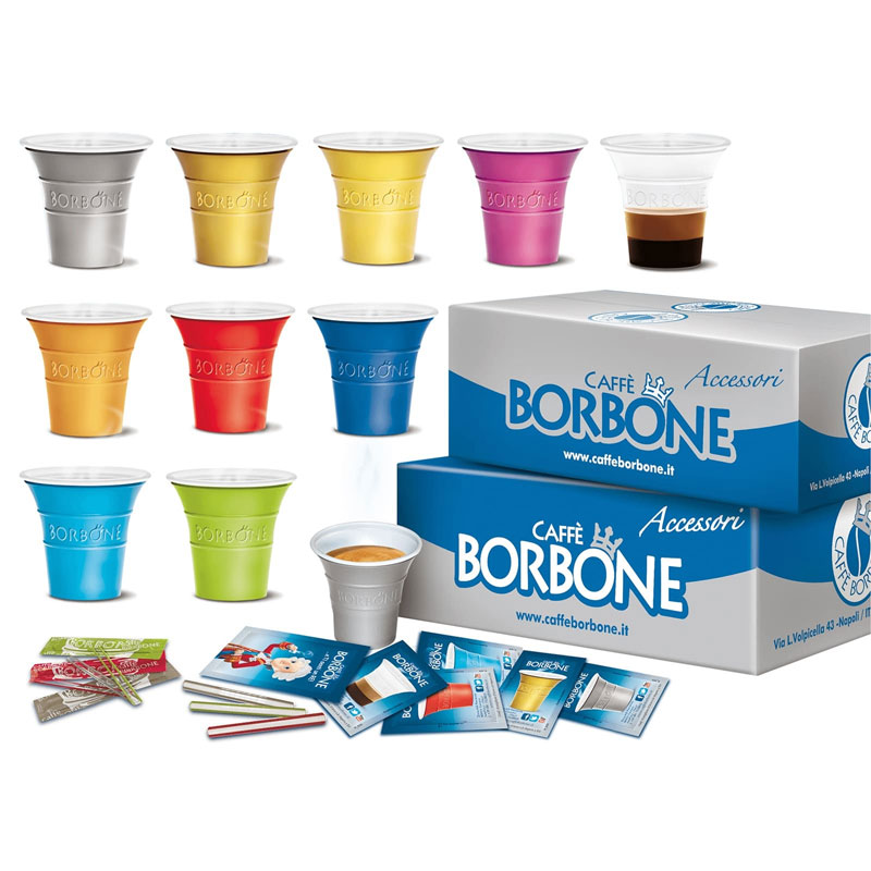 Borbone Kit Accessori per Caffè - 100 Pezzi