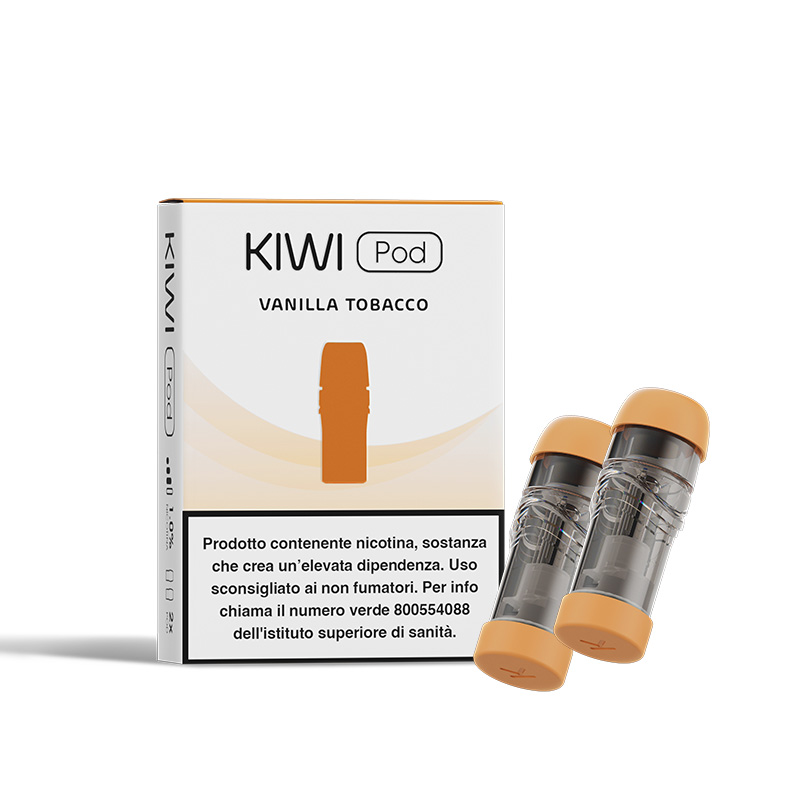 Vanilla Tobacco KIWI POD Resistenza Precaricata per Kiwi - 2 Pezzi