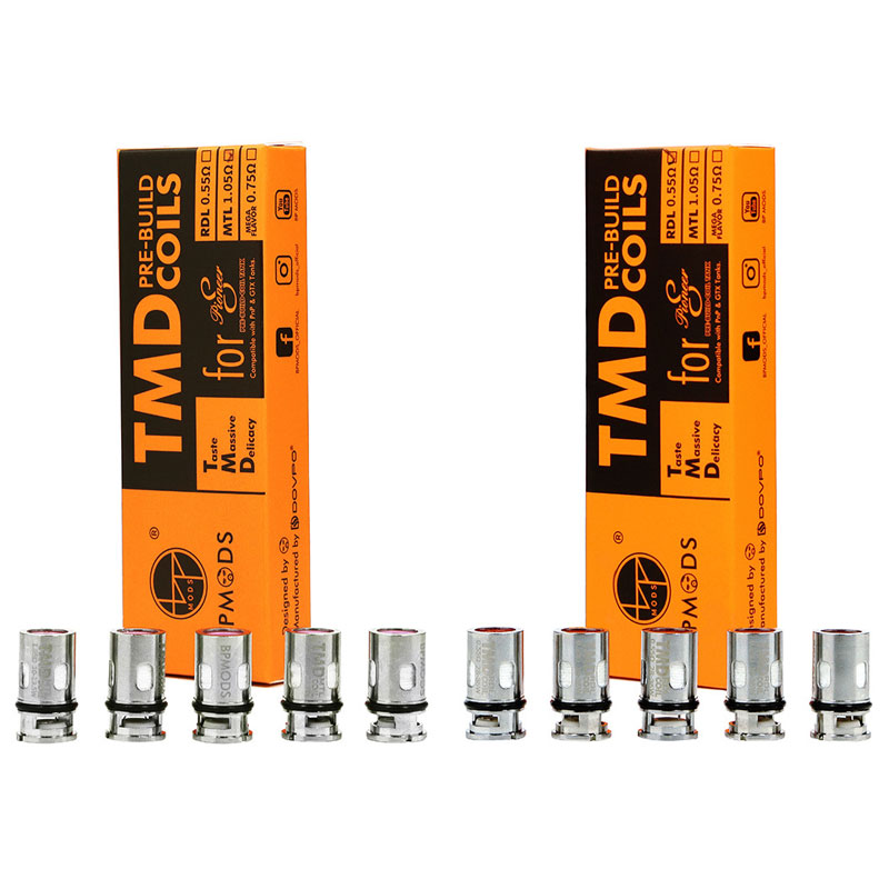 TMD Coil Resistenze Ricambio BP Mods 5 Pezzi