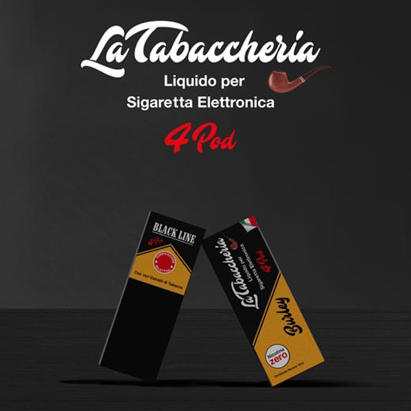 La Tabaccheria Black Line 4Pod Burley 10ml Liquido TPD