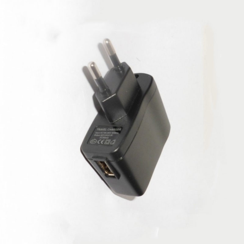 ADATTATORE da Muro Black CARICABATTERIE USB