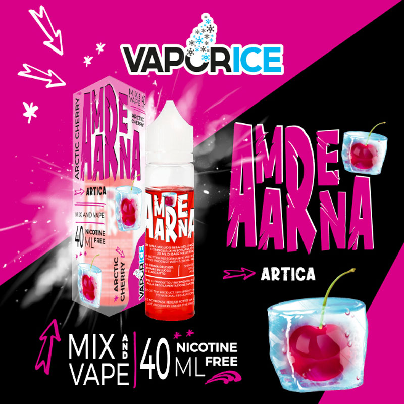 VAPORICE AMARENA Liquido 40 ml Mix VAPORART