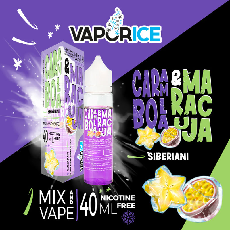 VAPORICE CARAMBOLA & MARACUJA Liquido 40 ml Mix VAPORART