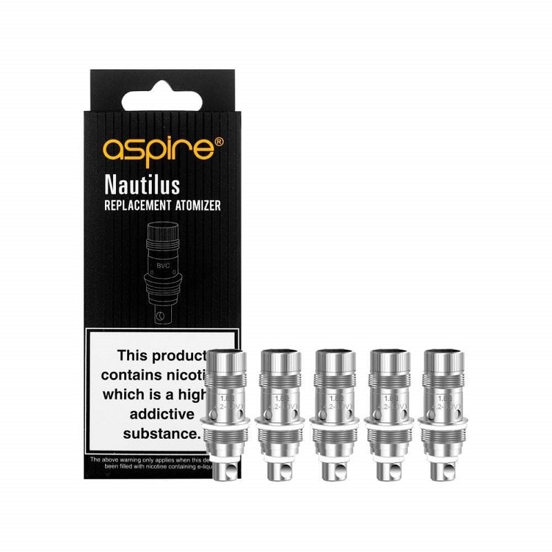 Aspire Resistenza Bvc Per Nautilus V1 e V2 1,8 Ohm 5 Pezzi