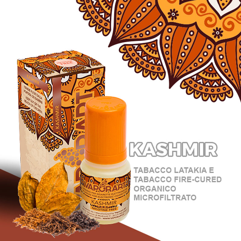 Vaporart Kashmir 10 ml Liquido Pronto Nicotina