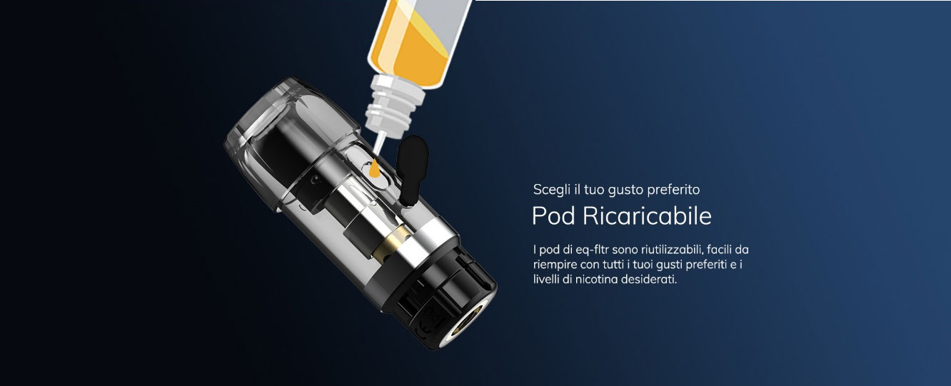 Pod Ricaricabile Sigaretta Elettronica EQ FLTR Innokin