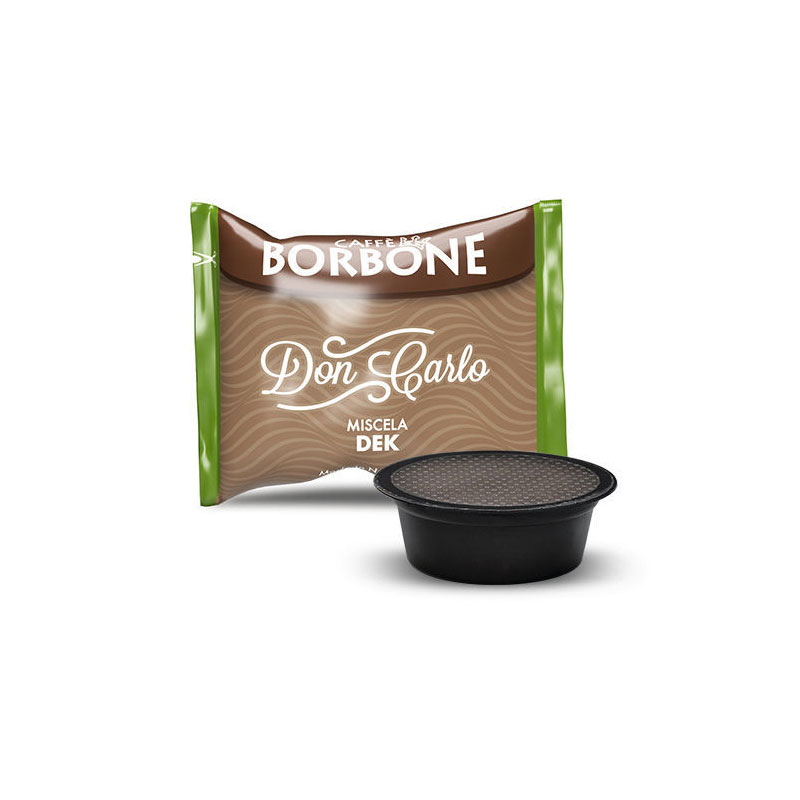 LAVAZZA 50pz Capsule Caffè Borbone Don Carlo Miscela Verde DEK