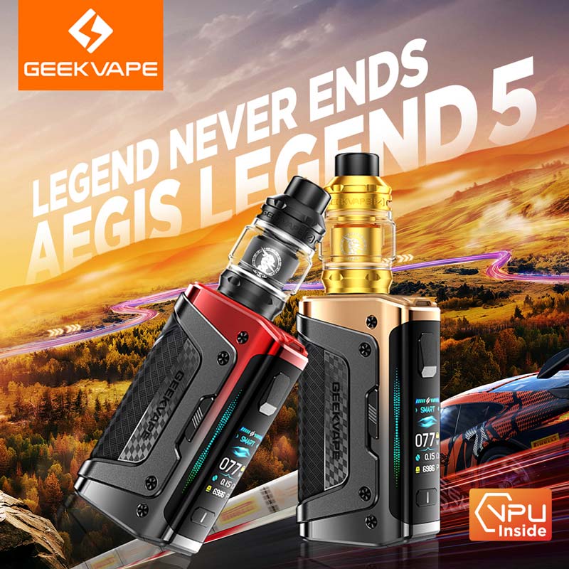 GeekVape Aegis Legend 5 Box Mod 200W Sigaretta Elettronica