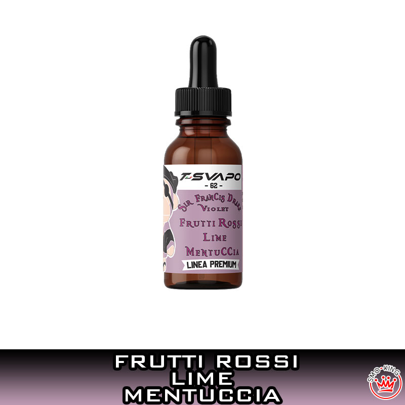 T-Svapo Sir Francis Drake Violet Aroma Concentrato 10 ml Liquido Sigaretta Elettronica