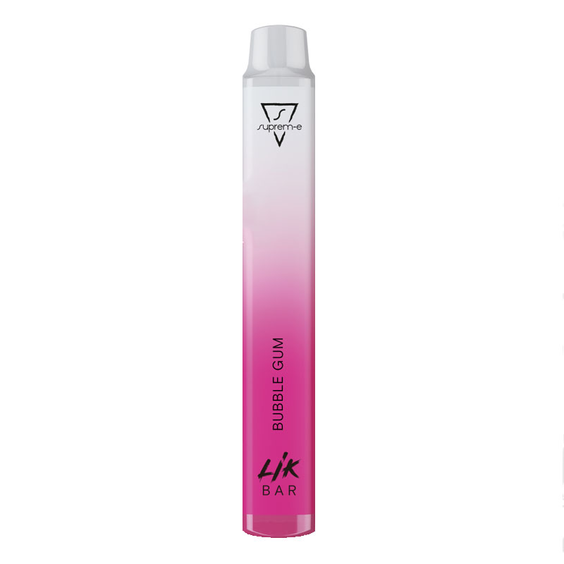 Lik Bar Bubble Gum 500mAh Sigaretta Usa e Getta 600 Puff Suprem-e