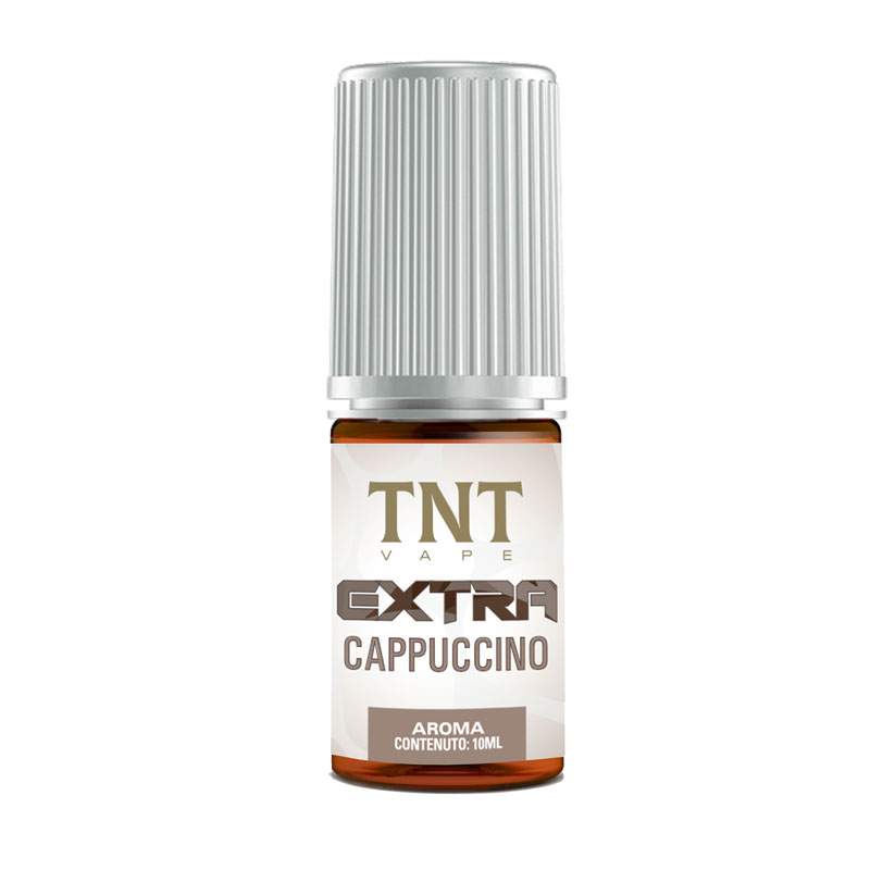 TNT Vape Extra Cappuccino Aroma 10 ml Liquido Sigaretta Elettronia