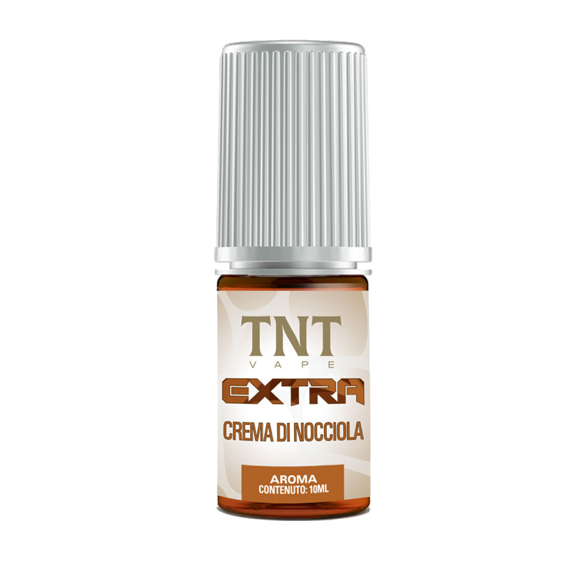 TNT Vape Extra Crema di Nocciola Aroma 10 ml Liquido Sigaretta Elettronica