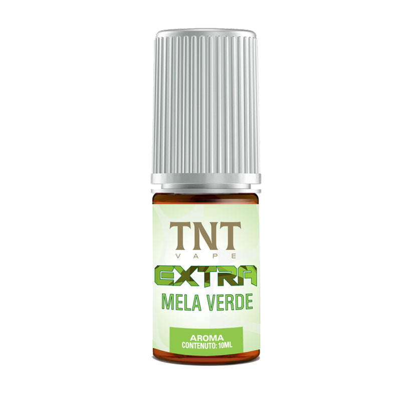 TNT Vape Extra Mela Verde Aroma 10 ml Liquido Sigaretta Elettronica