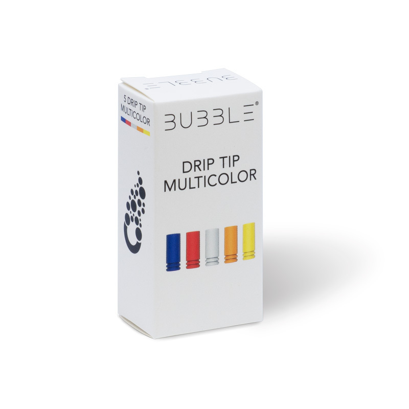 DRIP TIP MULTICOLOR Ricambio BUBBLE 5 Pezzi