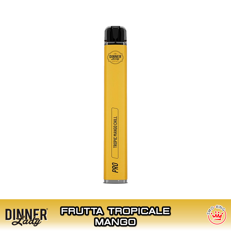 TROPIC MANGO CHILL VAPE PEN PRO Sigaretta Usa e Getta 600 Puff DINNER LADY