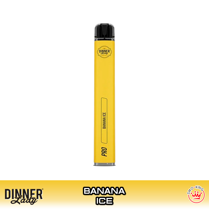 BANANA ICE VAPE PEN PRO Sigaretta Usa e Getta 600 Puff DINNER LADY