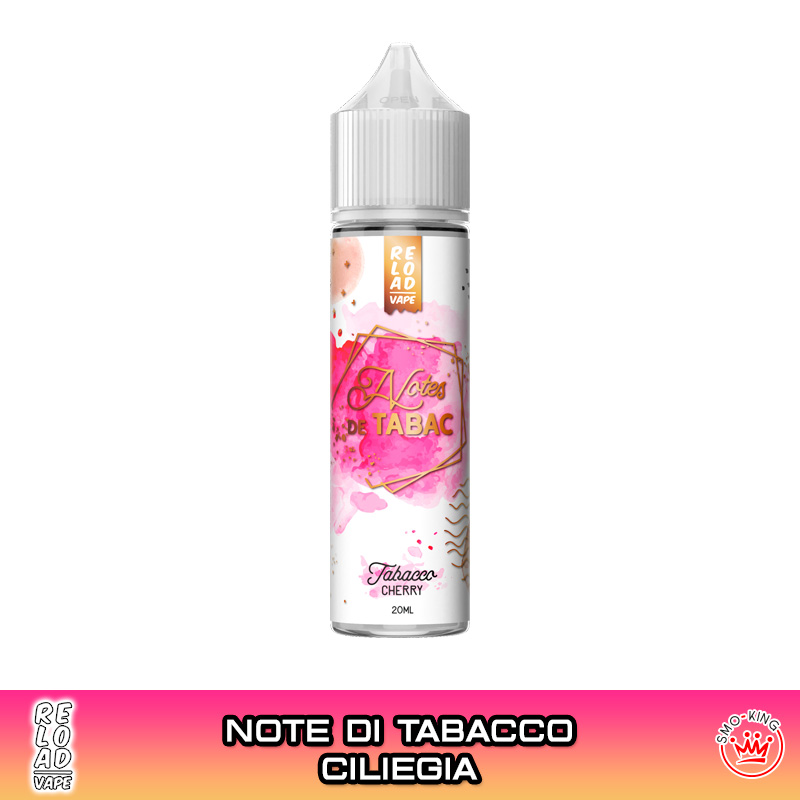 TABACCO CHERRY Notes de Tabac Aroma 20 ml Reload Vape