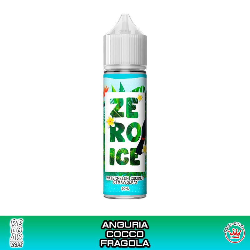 ZERO ICE Watermelon Coconut Strawberry Aroma 20 ml Reload Vape