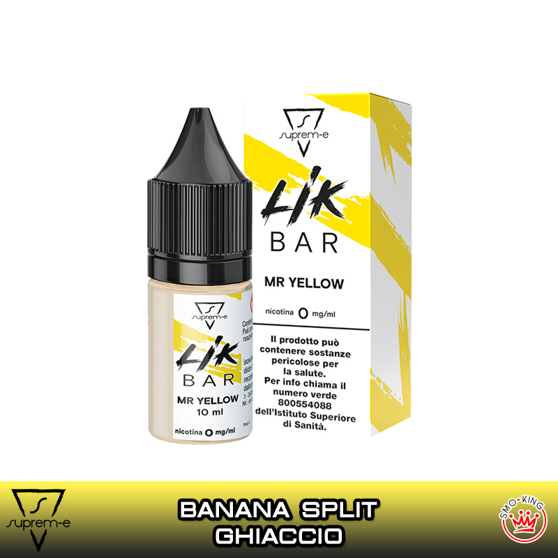 MR YELLOW LIK BAR Liquido Pronto Nicotina 10 ml SUPREM-E