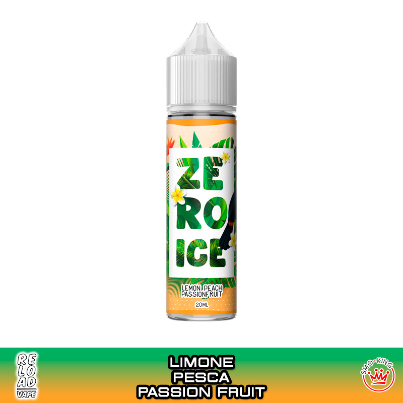 ZERO ICE Lemon Peach Passionfruit Aroma 20 ml Reload Vape