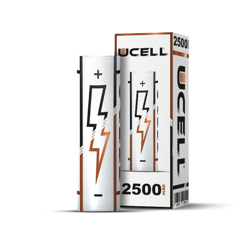 Batteria 18650 2500mAh 30A Ucell